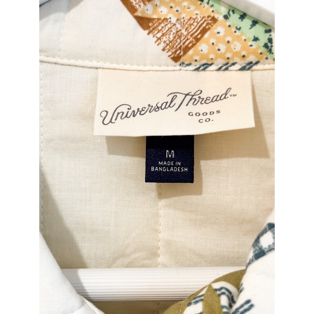 Universal Thread Quilted Patchwork Jacket, Size M - image 5